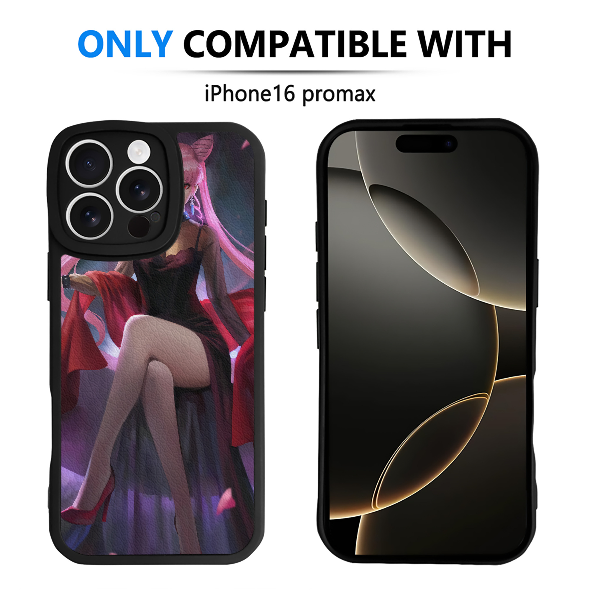 （画像用） 美少女戦士セーラームーン Sailor Moon 【iPhone 16シリーズ対応】シリコンスマホケース（レザー調） 材質：シリコン